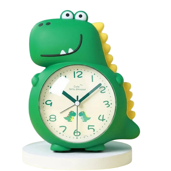 Unisex Dinosaur Vekkerklokke med Vekkelys och Dobbel Alarm