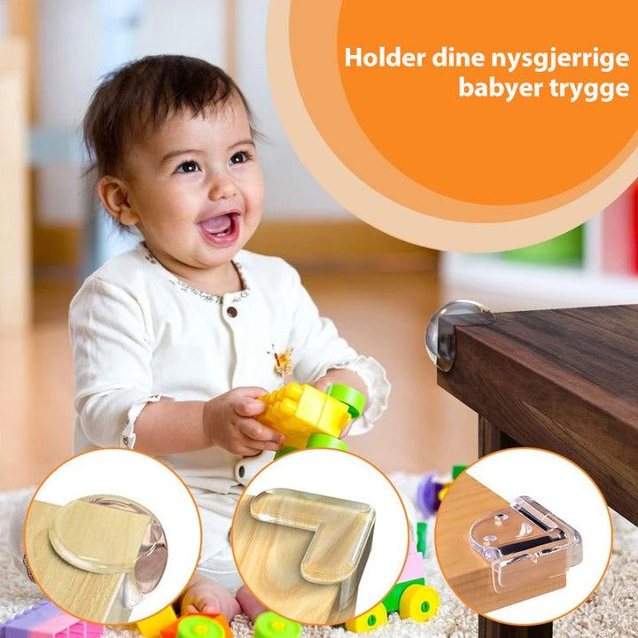 Transparente Hjörnebeskyttere - Säkerhet för Möbler