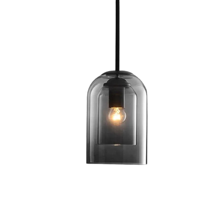 Dobbel Glas Pendellampa – Elegant Belysning för Hemmet