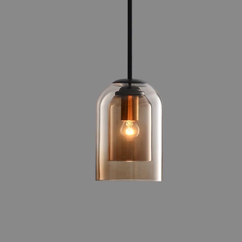 Dobbel Glas Pendellampa – Elegant Belysning för Hemmet