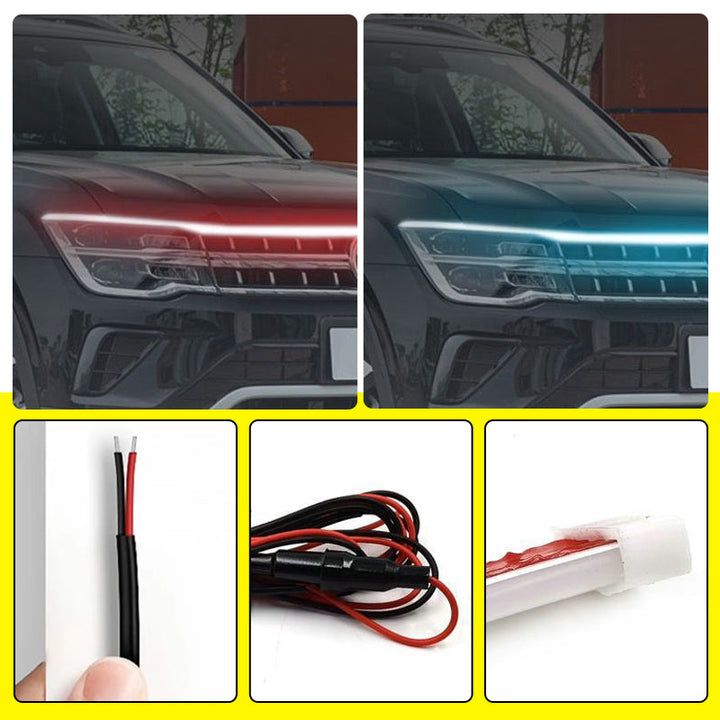 LED Kjörelys för Bil med Dynamisk Start - Enkel Installering