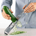 Multifunktionell Grönnsakskutter - Utskiftbare Kniver | Silver