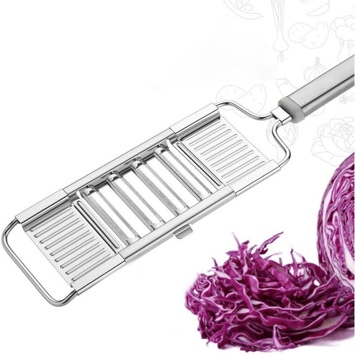 Multifunktionell Grönnsakskutter - Utskiftbare Kniver | Silver