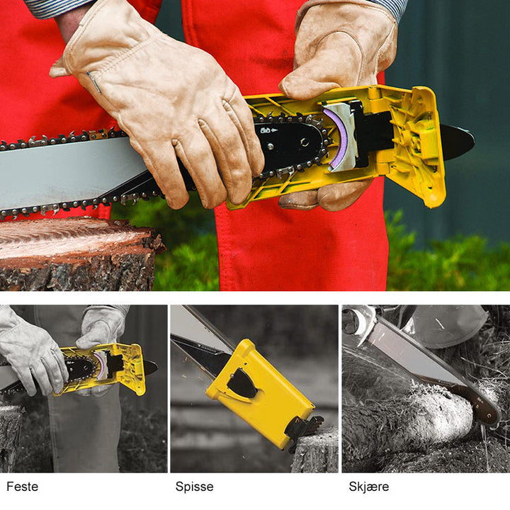 Motorsag Slipesett - Snabb och Noggrann Kjedeutsliping