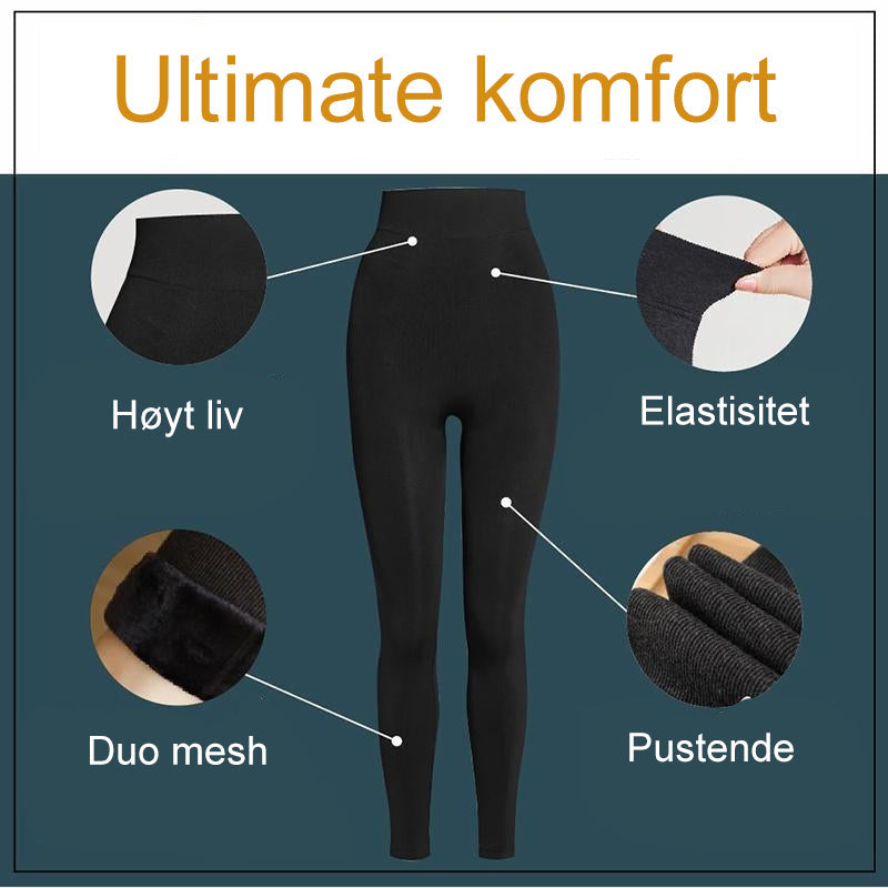 Värmande Fleece Leggings till Vinter | Komfort &amp; Värme
