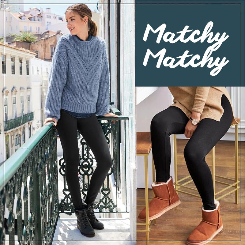 Värmande Fleece Leggings till Vinter | Komfort &amp; Värme