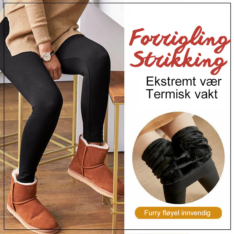 Värmande Fleece Leggings till Vinter | Komfort &amp; Värme