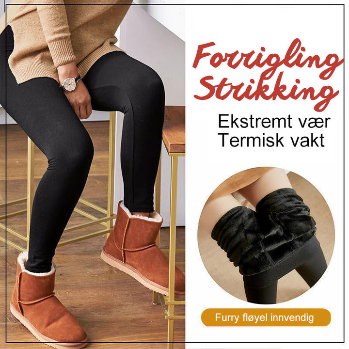 Värmande Fleece Leggings till Vinter | Komfort &amp; Värme