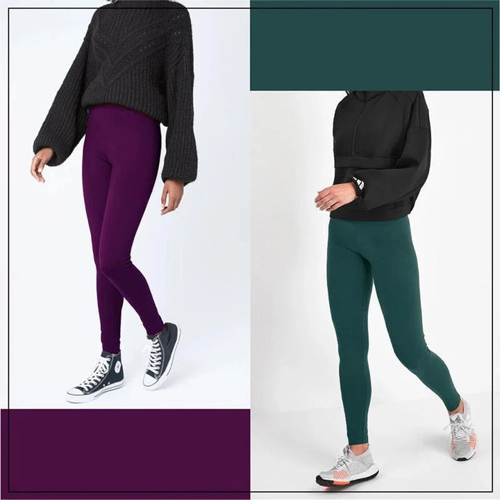 Värmande Fleece Leggings till Vinter | Komfort &amp; Värme