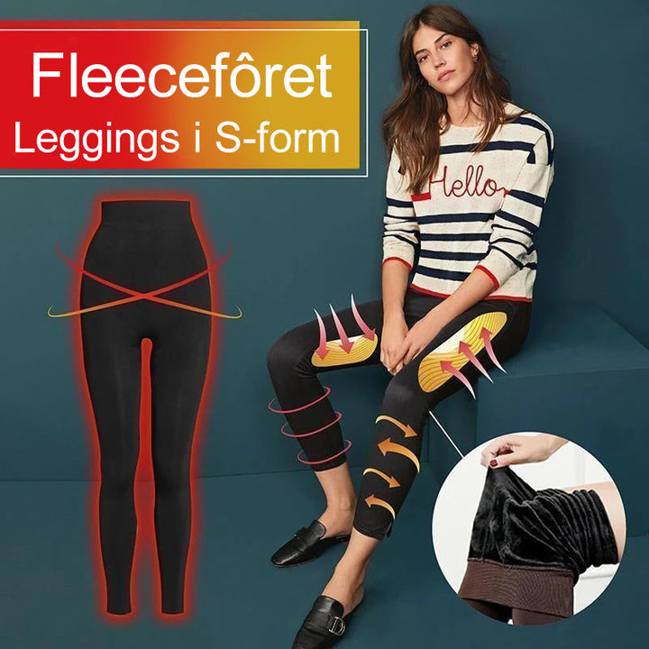 Värmande Fleece Leggings till Vinter | Komfort &amp; Värme