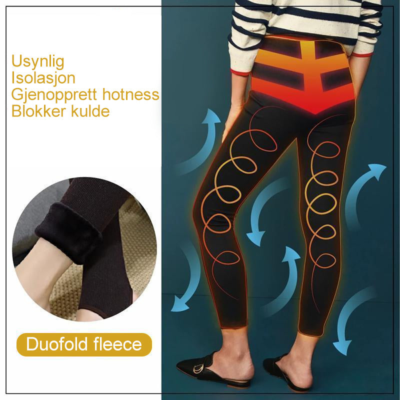 Värmande Fleece Leggings till Vinter | Komfort &amp; Värme