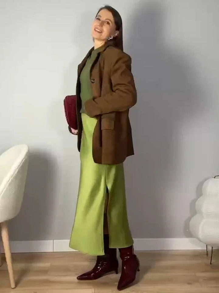 Elegant A-linje Kontorskjört för Kvinnor