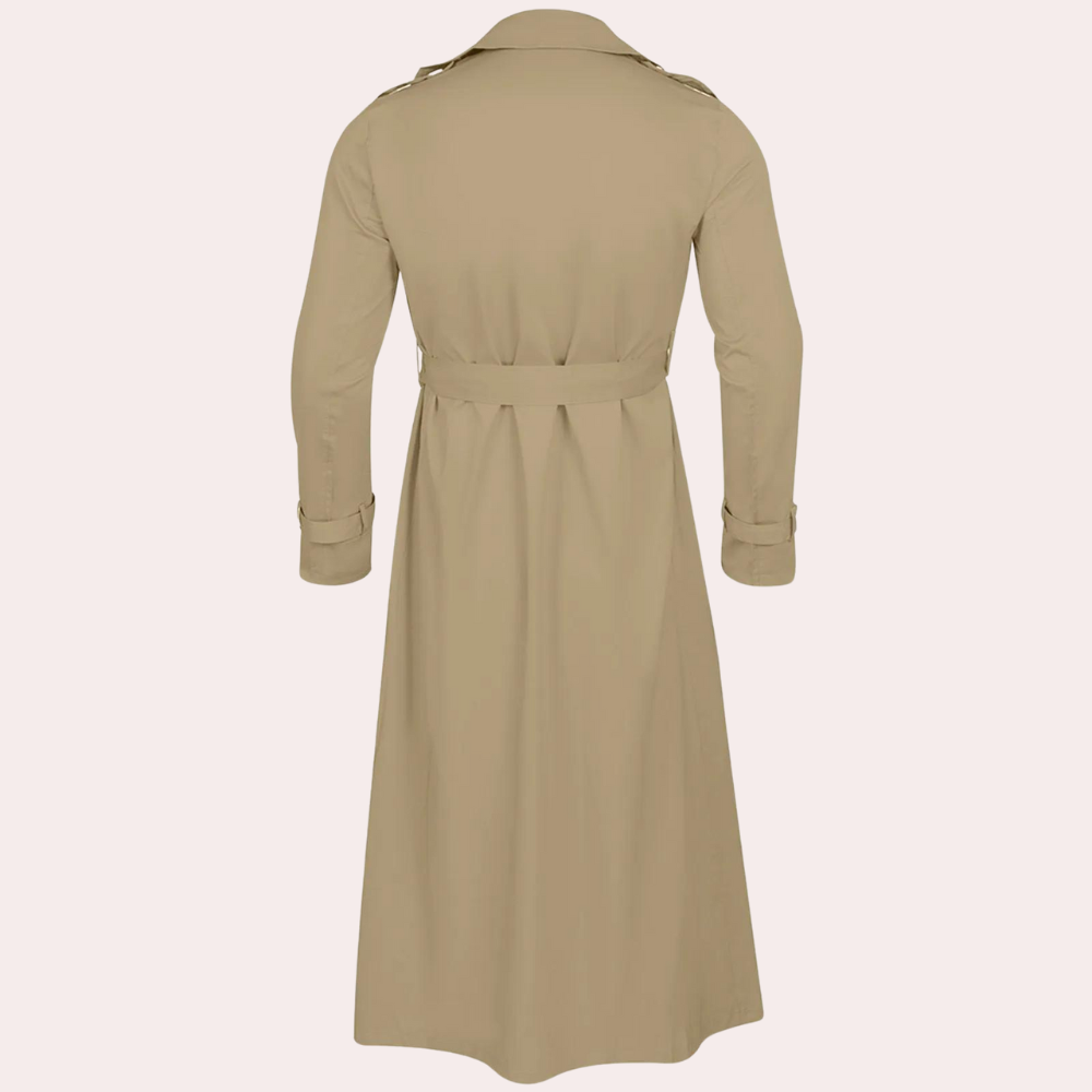 Herr Avslappnad Trenchcoat – Elegant Komfort