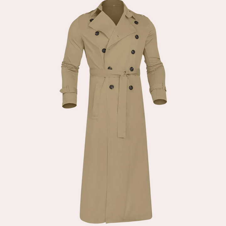 Herr Avslappnad Trenchcoat – Elegant Komfort