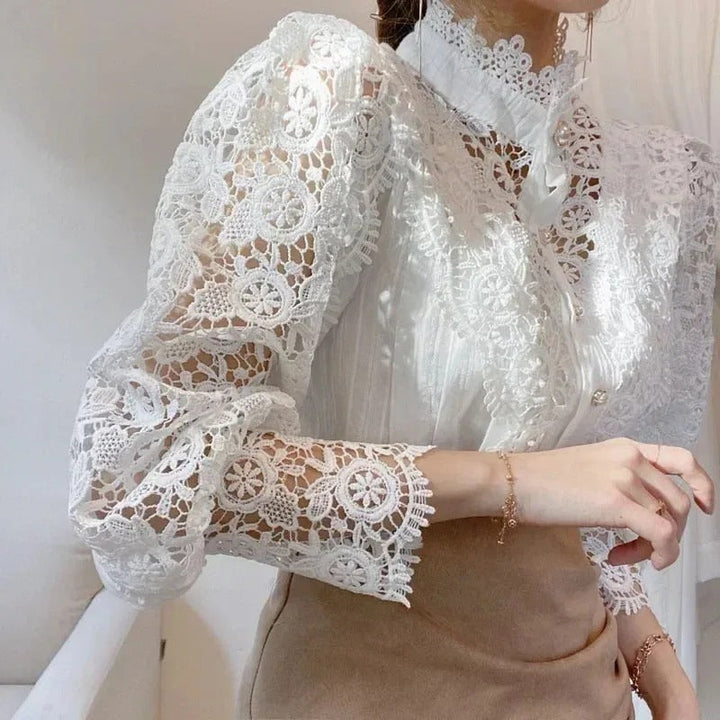 Lekker Blondebluse för Kvinnor – Tidlös Elegans &amp; Komfort