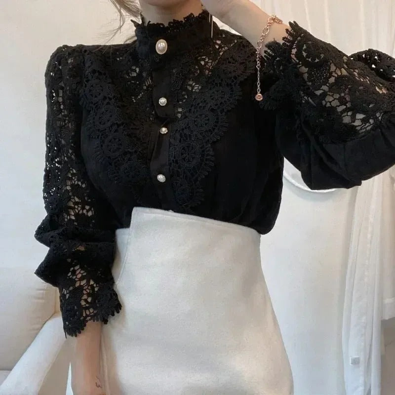 Lekker Blondebluse för Kvinnor – Tidlös Elegans &amp; Komfort