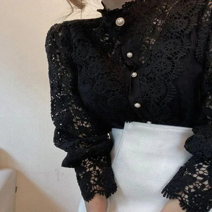 Lekker Blondebluse för Kvinnor – Tidlös Elegans &amp; Komfort