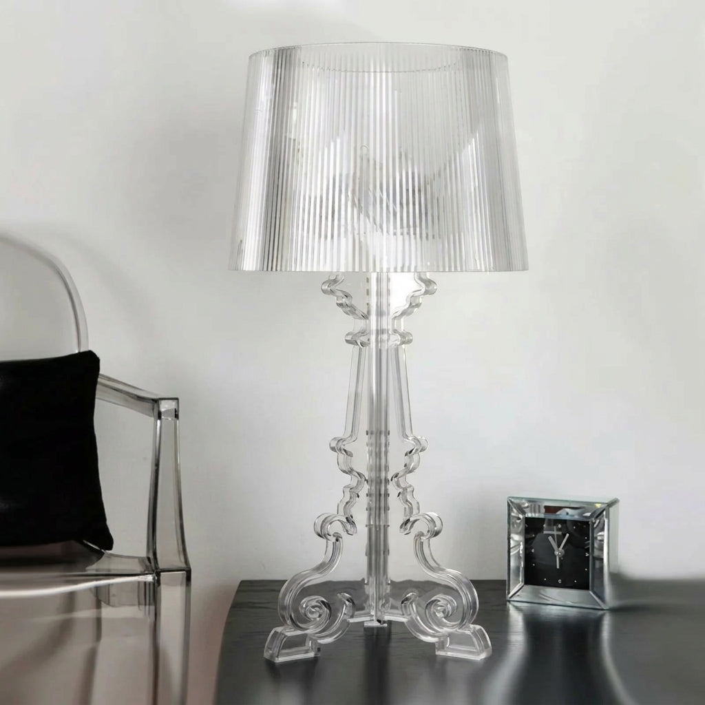 Bordslampa med Justerbar Höjd och Elegant Barokkdesign