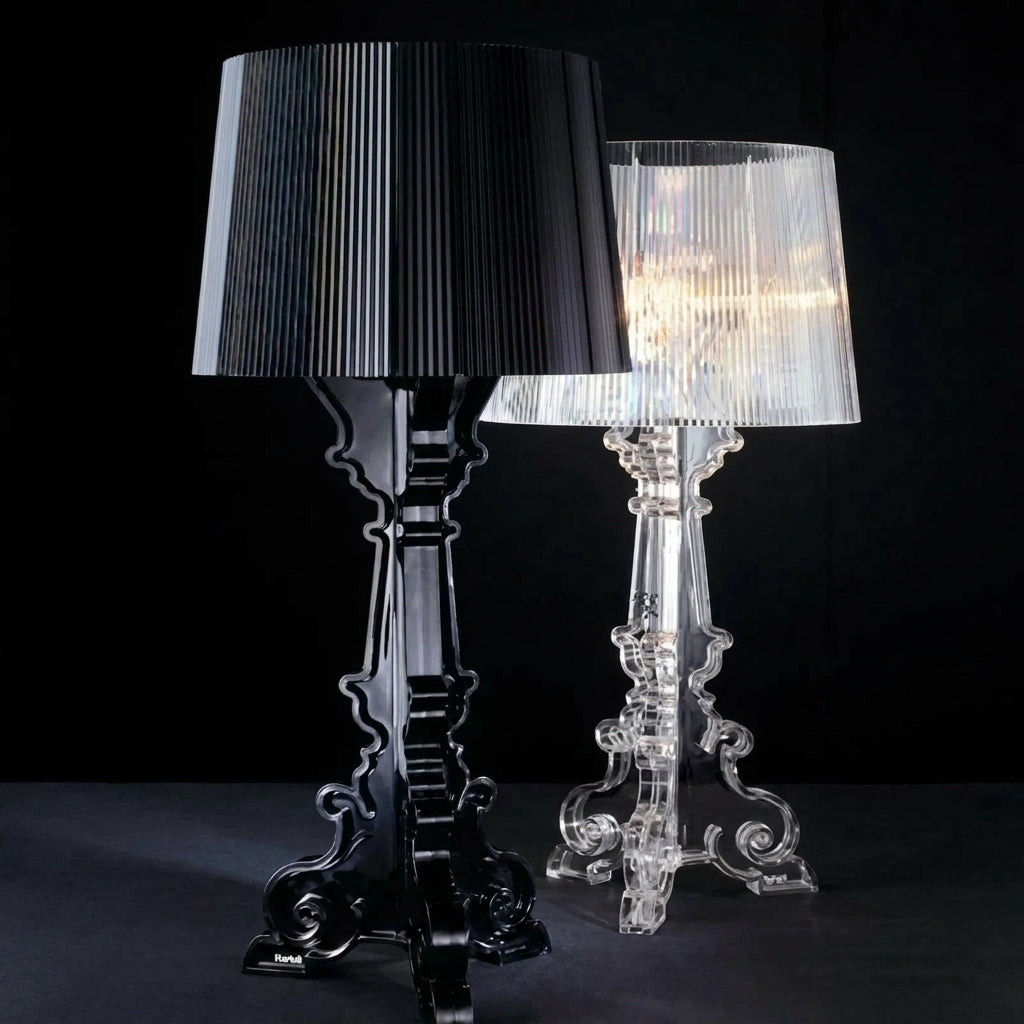 Bordslampa med Justerbar Höjd och Elegant Barokkdesign