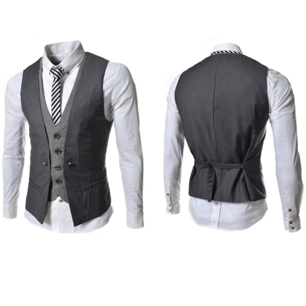 Elegant Businessvest för Män – Perfekt Passform &amp; Stil