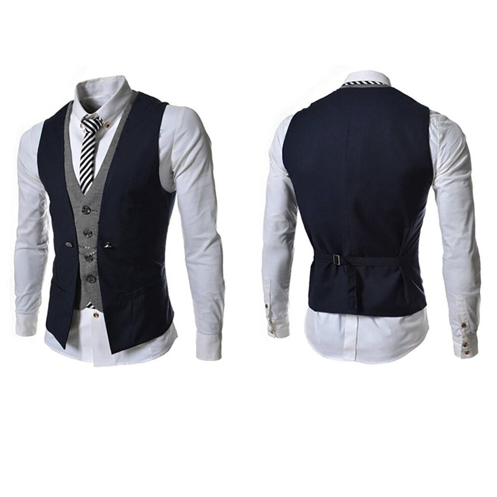 Elegant Businessvest för Män – Perfekt Passform &amp; Stil