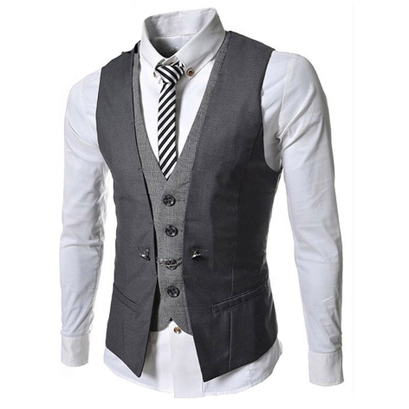 Elegant Businessvest för Män – Perfekt Passform &amp; Stil