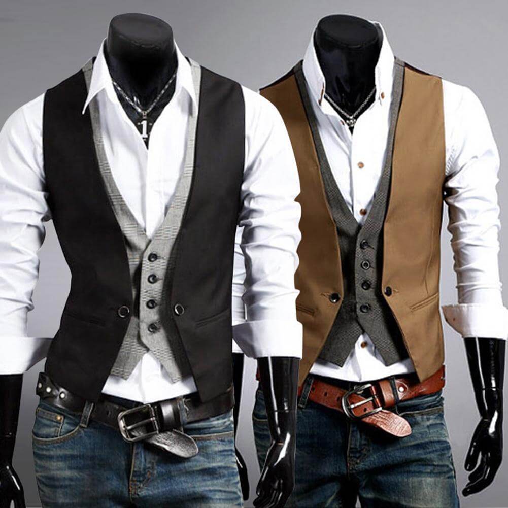 Elegant Businessvest för Män – Perfekt Passform &amp; Stil
