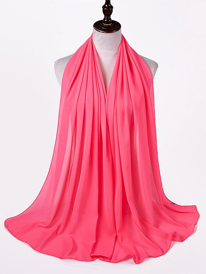 Elegant Chiffon Hijab Pannebånd för Kvinnor