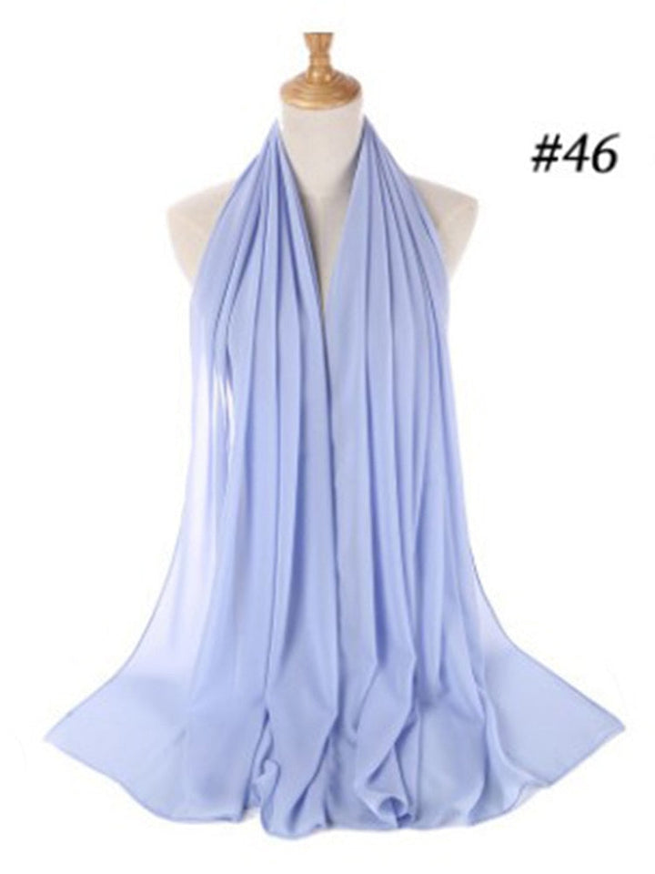 Elegant Chiffon Hijab Pannebånd för Kvinnor