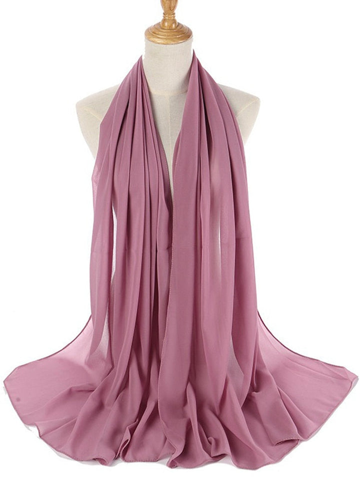 Elegant Chiffon Hijab Pannebånd för Kvinnor