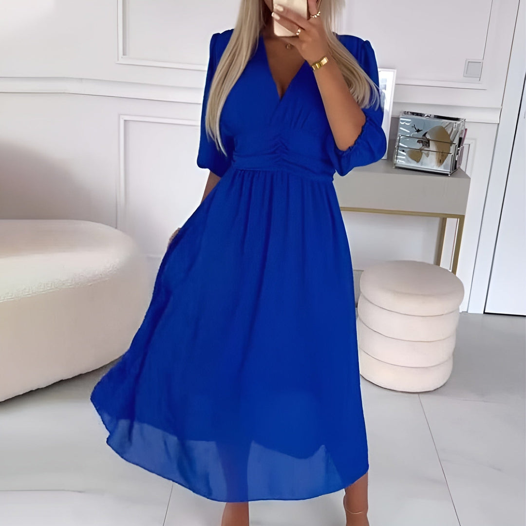 Elegant Chiffongkjole för Kvinnor – Lätt &amp; Silkemyk Komfort
