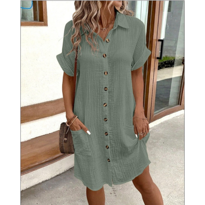 Dameskjortekjole: Tidlös Elegans och Modern Komfort