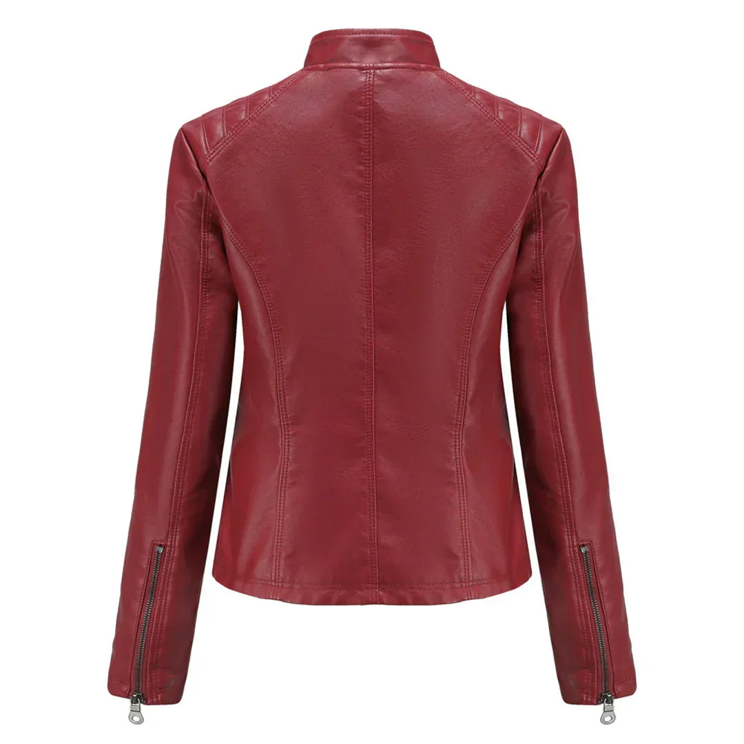 Snygg damejacka | Klassisk bikerdesign