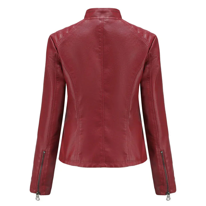 Snygg damejacka | Klassisk bikerdesign