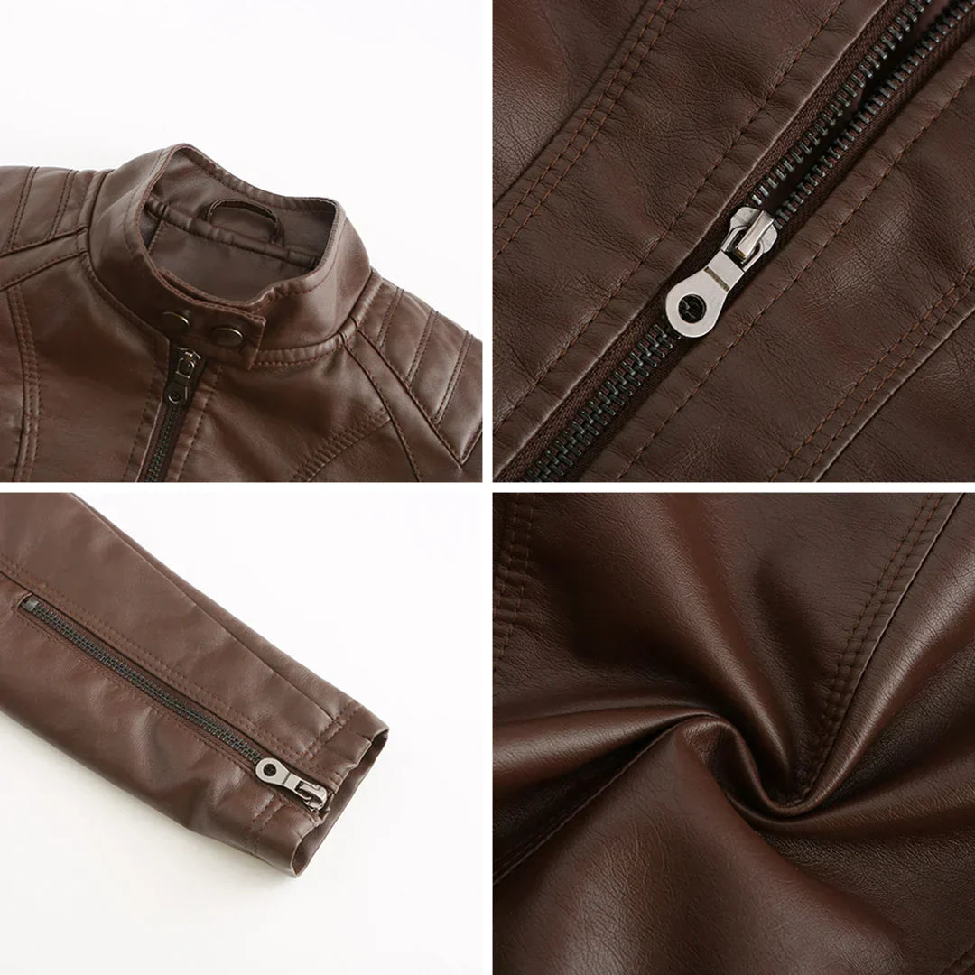 Snygg damejacka | Klassisk bikerdesign