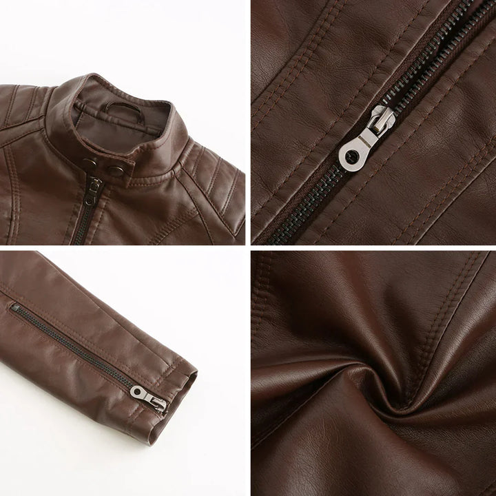 Snygg damejacka | Klassisk bikerdesign