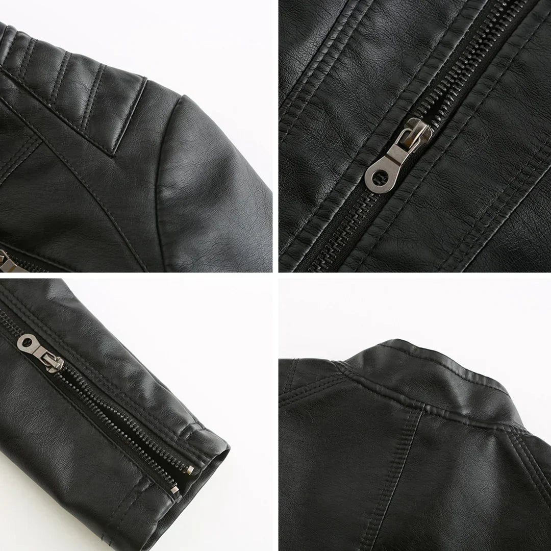 Snygg damejacka | Klassisk bikerdesign