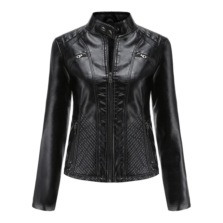 Snygg damejacka | Klassisk bikerdesign