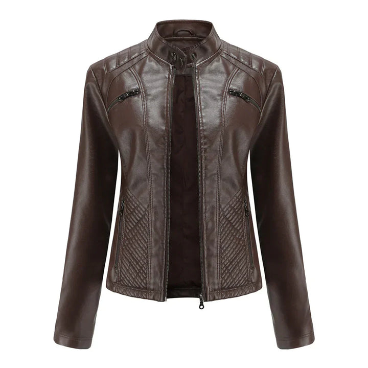 Snygg damejacka | Klassisk bikerdesign