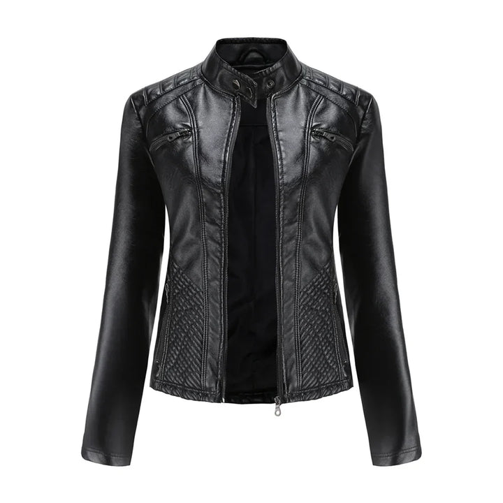Snygg damejacka | Klassisk bikerdesign