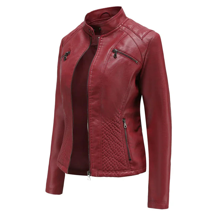 Snygg damejacka | Klassisk bikerdesign
