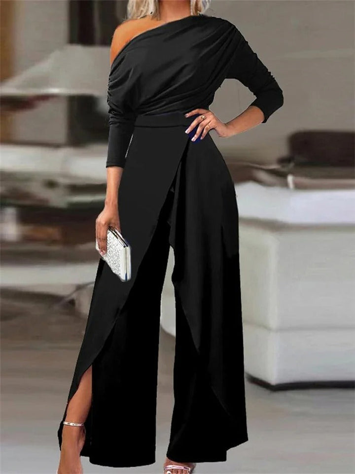 Dam Jumpsuit med Vida Ben, Splitt &amp; Kall Axel - Elegant &amp; Bekväm