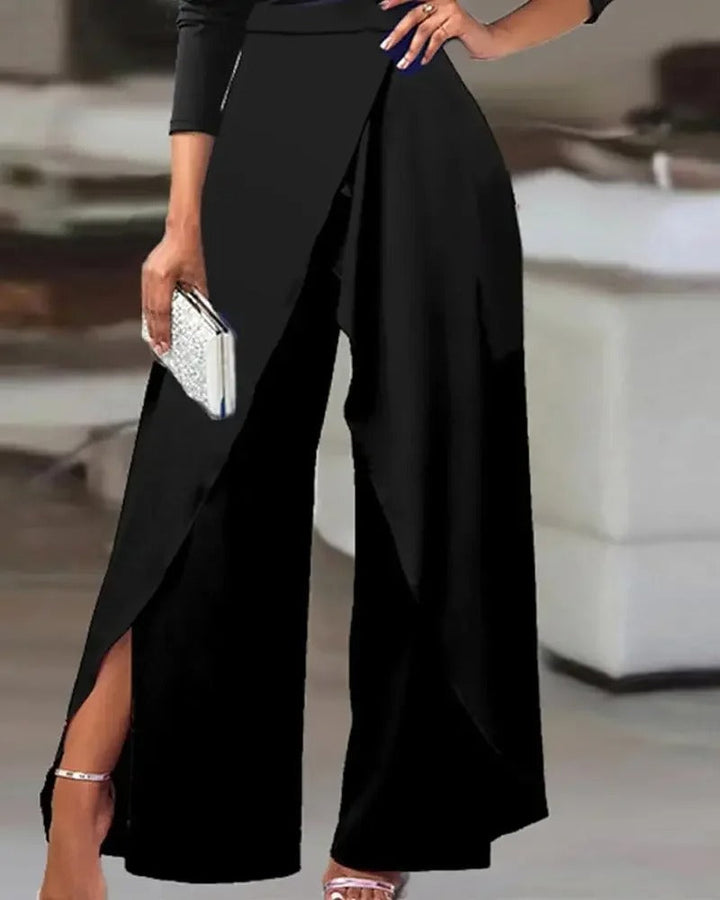 Dam Jumpsuit med Vida Ben, Splitt &amp; Kall Axel - Elegant &amp; Bekväm