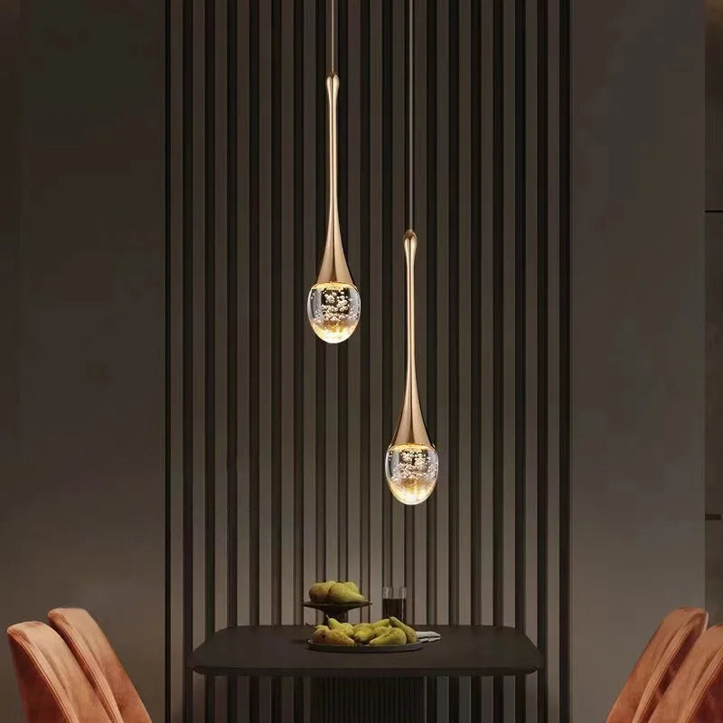 Elegant Dråpeformet Pendellampa för Modern Hem