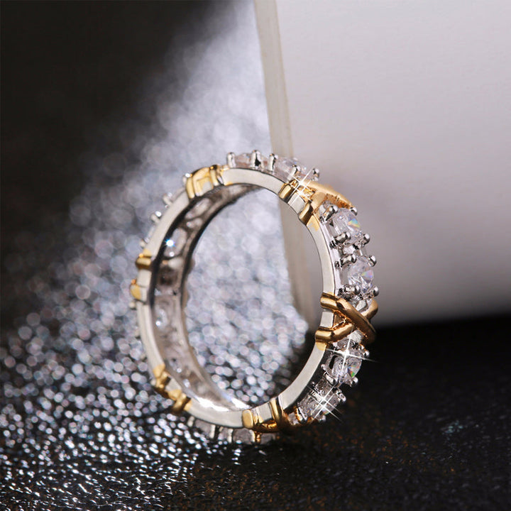 Dichroic Zirkonring - Elegant evighetsdesign