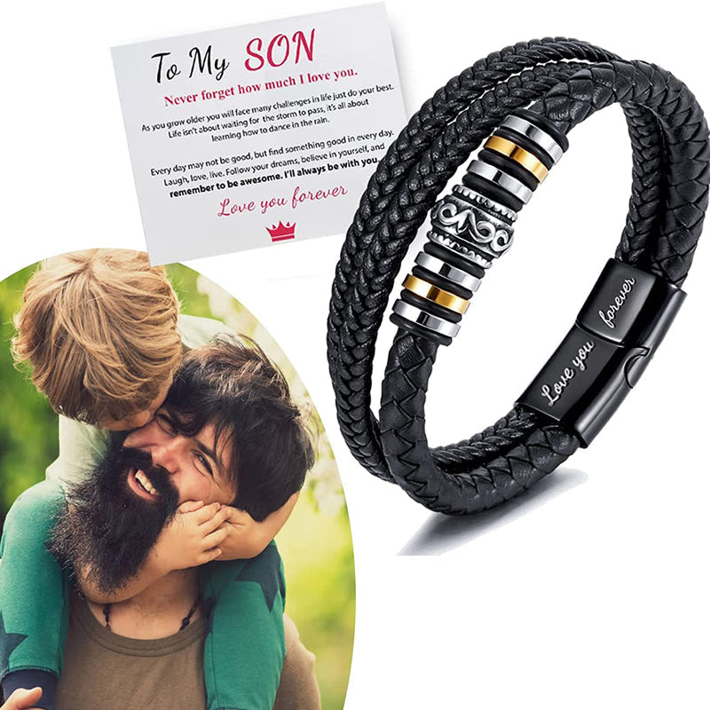 Elegant Flettet Armband - Rustfritt Stål Magnetisk Lås