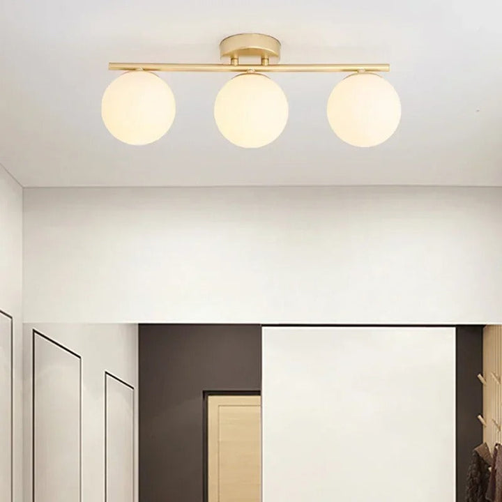 Elegant Glasskule Taklampa – Modern Belysning för Hemmet