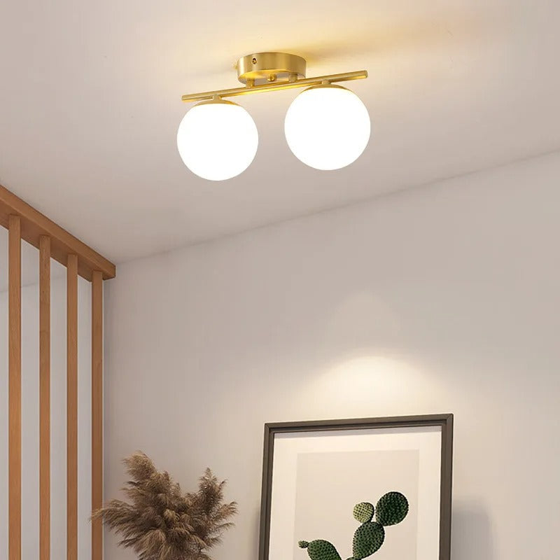 Elegant Glasskule Taklampa – Modern Belysning för Hemmet