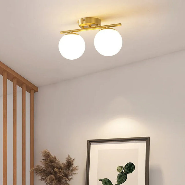 Elegant Glasskule Taklampa – Modern Belysning för Hemmet