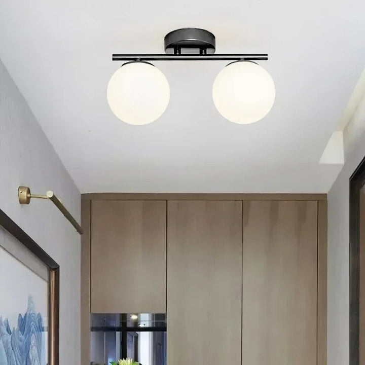 Elegant Glasskule Taklampa – Modern Belysning för Hemmet